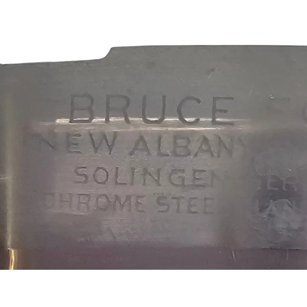 Vintage Bruce Fox Solingen‎ Germany Bull Steer Carving Set 4pc Chrome Steel MCM